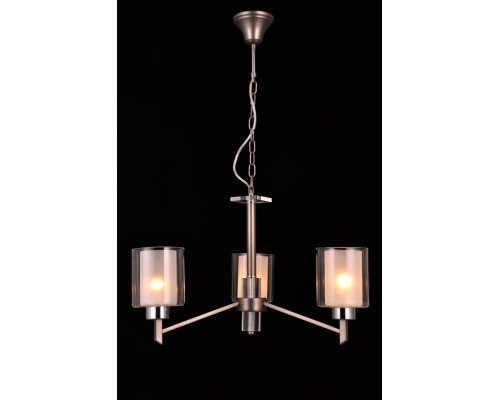 Подвесная люстра Double DOUBLE 81049-3C ANTIQUE SILVER Natali Kovaltseva