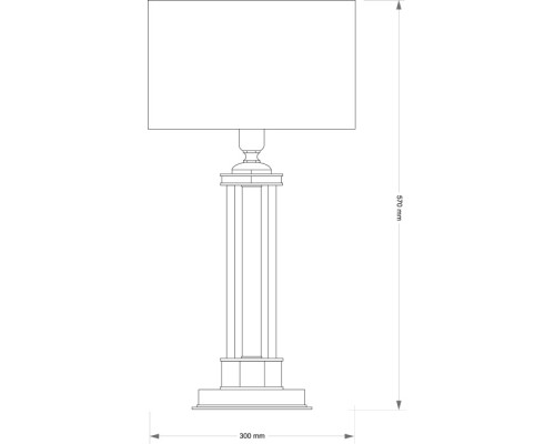 Интерьерная настольная лампа DECOR ABAŻUR DEC-LG-1(P/A) Kutek
