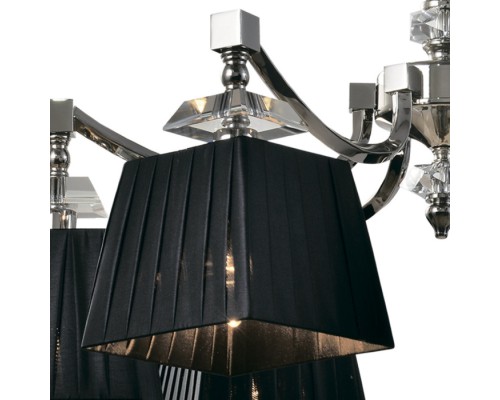 Потолочная люстра Fabriano LH1055/6C-NK-BK Lumien Hall