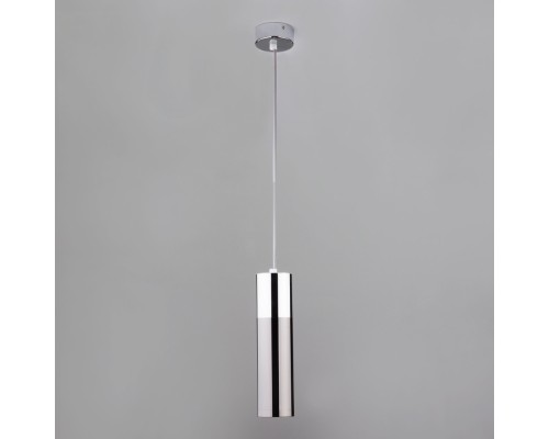 Подвесной светильник Double Topper 50135/1 LED хром/черный жемчуг Eurosvet