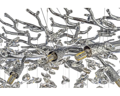 Подвесная люстра Tavenna Nickel Tavenna H 1.5.150x48.638 N Dio D'Arte