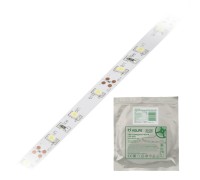 Светодиодная лента  ULS-Q320 2835-60LED/m-8mm-IP20-DC12V-4,8W/m-5M-6500K катушка в герметичной упаковке Volpe