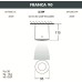 Потолочный светильник уличный Franca 90 3A7.000.000.LXU1L Fumagalli