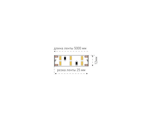 Светодиодная лента  SWG4240x2-12-24-WW SWG