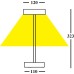 Интерьерная настольная лампа Standy Maxi 321303 Ubiqua