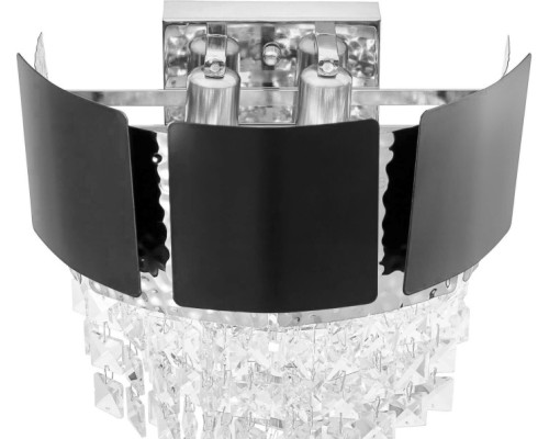 Бра Molina LDW 7045-2 BK+CHR Lumina Deco