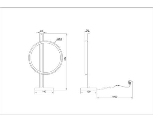Интерьерная настольная лампа Fluido A3913LT-10BK Arte Lamp