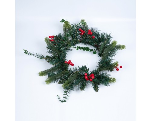 Световая фигура  ULD-T4040-020/SNA/3AA WARM WHITE IP20 WREATH Uniel