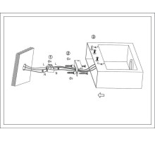 Светильник настенный GW FRAME GW-8110-10-BL-NW DesignLed