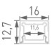 Профиль алюминиевый LS.1613 LS.1613 DesignLed