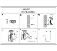 Светильник настенный GW TUBE GW-6805-6-WH-WW DesignLed