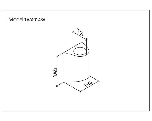 Светильник настенный JY ZIMA LW-A0148A-BL-WW DesignLed Светильник настенный JY ZIMA LW-A0148A-BL-WW DesignLed