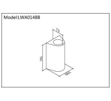 Светильник настенный JY ZIMA-2 LW-A0148B-BL-WW DesignLed