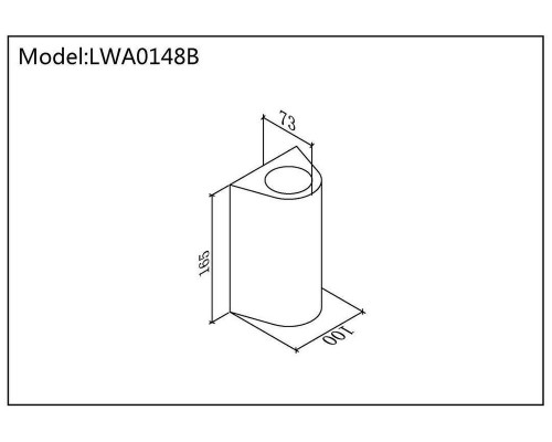 Светильник настенный JY ZIMA-2 LW-A0148B-BL-WW DesignLed Светильник настенный JY ZIMA-2 LW-A0148B-BL-WW DesignLed
