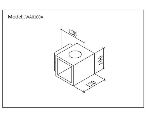 Светильник настенный JY MARS-SBL CO-0120100B-BL-WW DesignLed Светильник настенный JY MARS-SBL CO-0120100B-BL-WW DesignLed