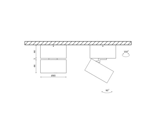 Светильник DesignLed WL T003112-MZ-12-BL-WW DesignLed Светильник DesignLed WL T003112-MZ-12-BL-WW DesignLed