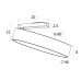 Светильник UF UF034-40 UF034-40-WH-NW DesignLed
