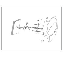 Светильник настенный GW OLE GW-A715-5-BL-NW DesignLed