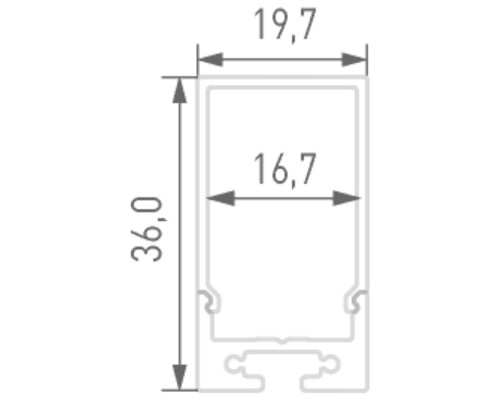 Профиль алюминиевый LS.1911P LS.1911P DesignLed Профиль алюминиевый LS.1911P LS.1911P DesignLed