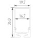 Профиль алюминиевый LS.1911P LS.1911P DesignLed