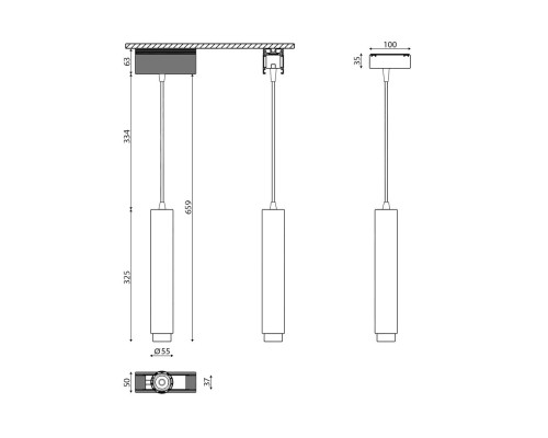 Светильник для низковольтного трека SY SY-601241-BL-10-NW DesignLed