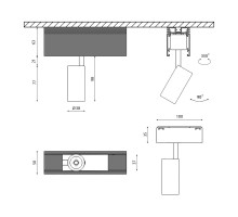Светильник для низковольтного трека SY SY-601201-BL-7-NW DesignLed