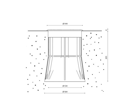 Светильник ландшафтный TN DL-LOE-1022A-6.7-GR-WW DesignLed