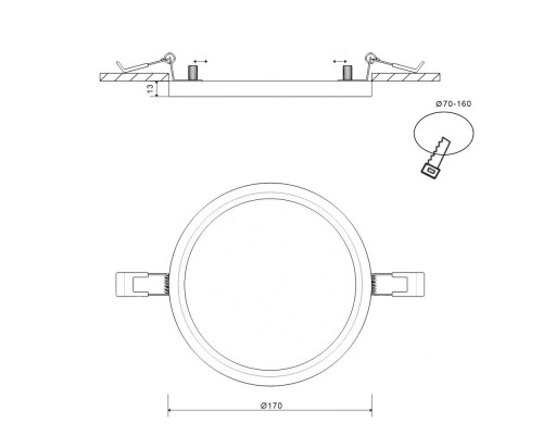 Светильник KH-RC KH-RC-R170-18-NW DesignLed Светильник KH-RC KH-RC-R170-18-NW DesignLed