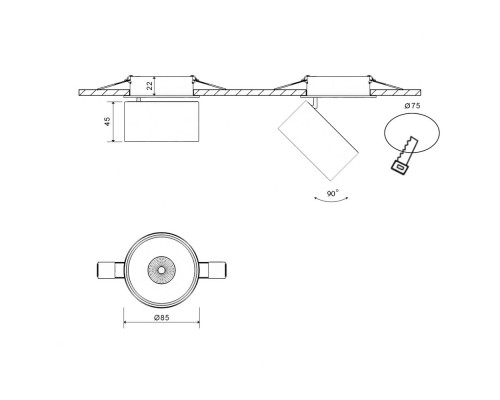 Светильник GW GW-8001S-9-BL-WW DesignLed Светильник GW GW-8001S-9-BL-WW DesignLed