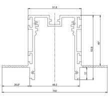 Шинопровод низковольтный SY mini SY-mini-TR-001582-48-2.5 DesignLed