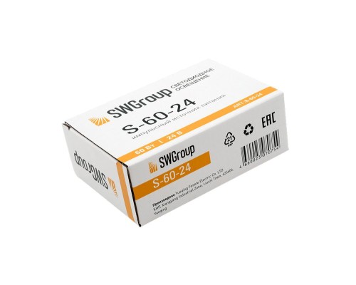 Блок питания S-60-24 SWG Блок питания S-60-24 SWG