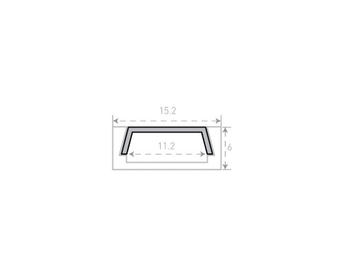 Профиль алюминиевый SF-1506 SF-1506 SWG Профиль алюминиевый SF-1506 SF-1506 SWG