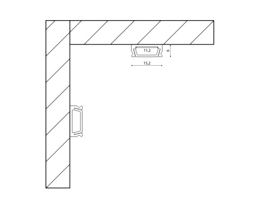 Профиль алюминиевый SF-1506 SF-1506 SWG Профиль алюминиевый SF-1506 SF-1506 SWG