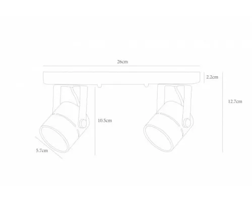 Спот Mizar A1311PL-2WH Arte Lamp Спот Mizar A1311PL-2WH Arte Lamp