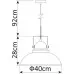 Подвесной светильник Martin A5213SP-1WG Arte Lamp