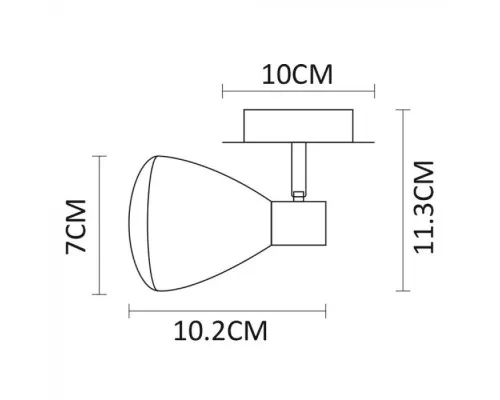 Спот Gioved A6008AP-1BK Arte Lamp Спот Gioved A6008AP-1BK Arte Lamp