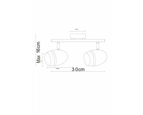 Спот Bombo A6701PL-2CC Arte Lamp Спот Bombo A6701PL-2CC Arte Lamp