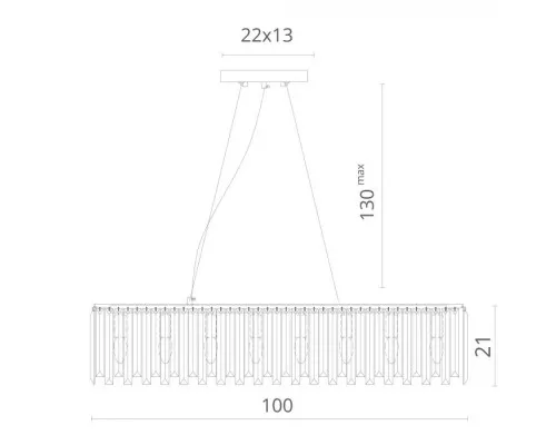 Подвесная люстра Nova 1223/02 SP-8 Divinare Подвесная люстра Nova 1223/02 SP-8 Divinare
