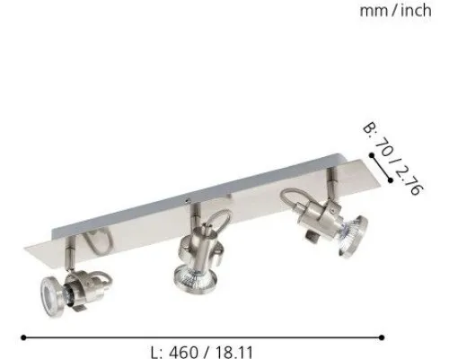Спот Tukon 3 94146 Eglo Спот Tukon 3 94146 Eglo