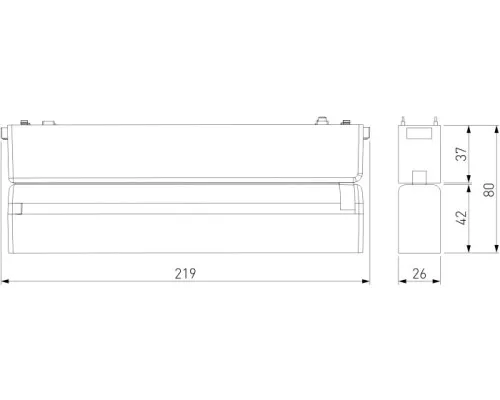 Трековый светильник Flat Magnetic 85093/01 Elektrostandard Трековый светильник Flat Magnetic 85093/01 Elektrostandard