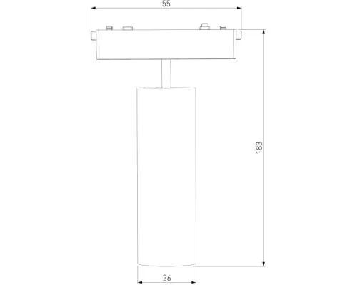 Трековый светильник Flat Magnetic 85096/01 Elektrostandard Трековый светильник Flat Magnetic 85096/01 Elektrostandard