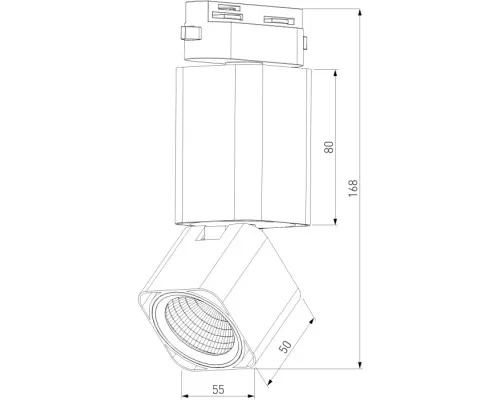 Трековый светильник Cubus 85516/01 Elektrostandard Трековый светильник Cubus 85516/01 Elektrostandard