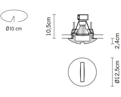 Точечный светильник Faretti D27F0301 Fabbian Точечный светильник Faretti D27F0301 Fabbian