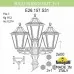 Наземный фонарь Rut E26.157.S31.BYF1R Fumagalli