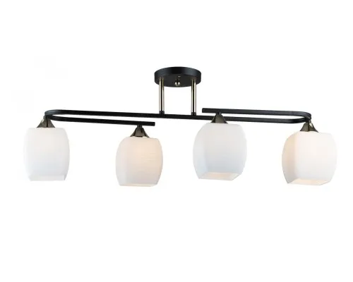 Потолочная люстра MD.5485-4-S-BK+FGD Imex Потолочная люстра MD.5485-4-S-BK+FGD Imex