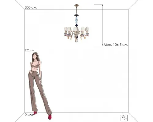 Подвесная люстра Grace 10203/10 Mult Loft It Подвесная люстра Grace 10203/10 Mult Loft It