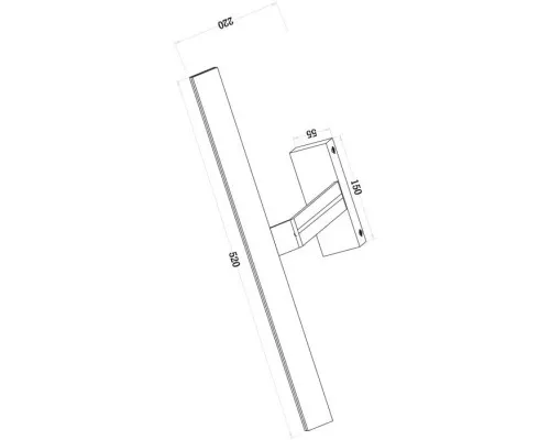 Светильник настенный Decart MIR010WL-L12W4K Maytoni Светильник настенный Decart MIR010WL-L12W4K Maytoni