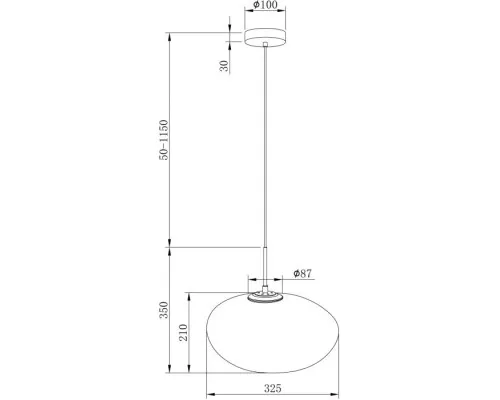 Подвесной светильник Roca MOD004PL-L5S3K Maytoni Подвесной светильник Roca MOD004PL-L5S3K Maytoni