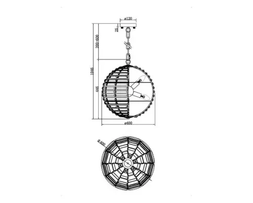 Подвесной светильник Palla MOD092PL-06CH Maytoni Подвесной светильник Palla MOD092PL-06CH Maytoni