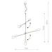 Подвесная люстра Sticks 9076 Nowodvorski